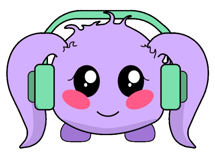 gif of foofoo laughing and listening to music